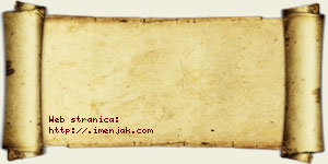 Daniel Debeljak vizit kartica